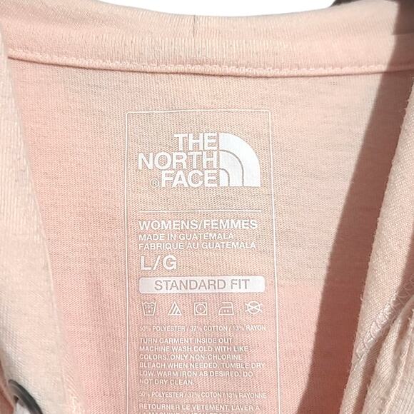 The North Face Pink Lightweight Hooded Shirt Size Large - Picture 4 of 6